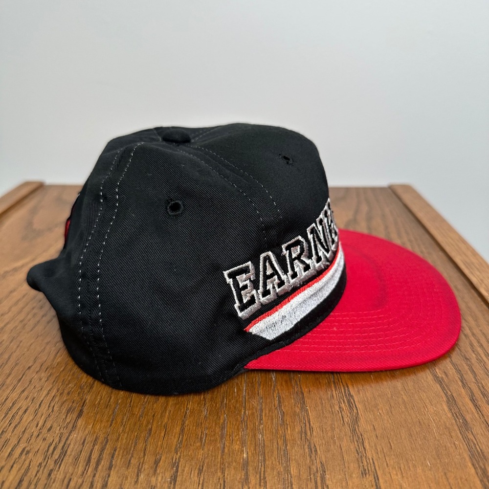 Vintage Dale Earnhardt NASCAR Hat Competitors View Black Red OSFM 3 Racing - Picture 7 of 9